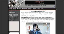 Desktop Screenshot of moyersautoservice.com